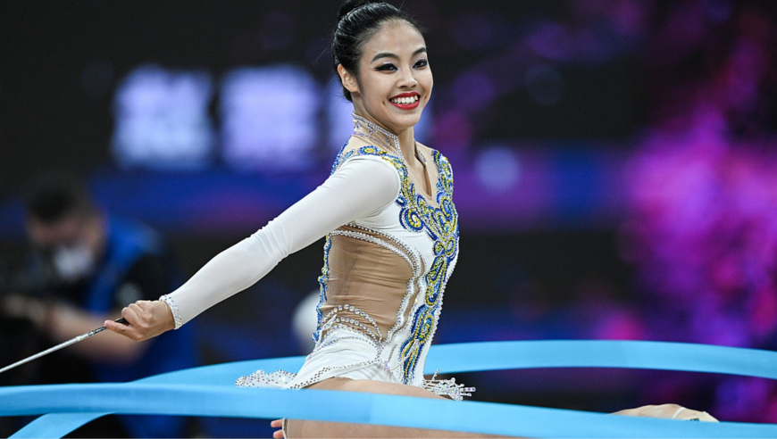 印度尼西亚亚运会：中国代表团在体操比赛中获得多项金牌